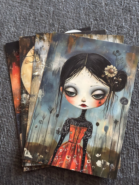 Dark Fairytale Mini Art Print Set (4 Pack)