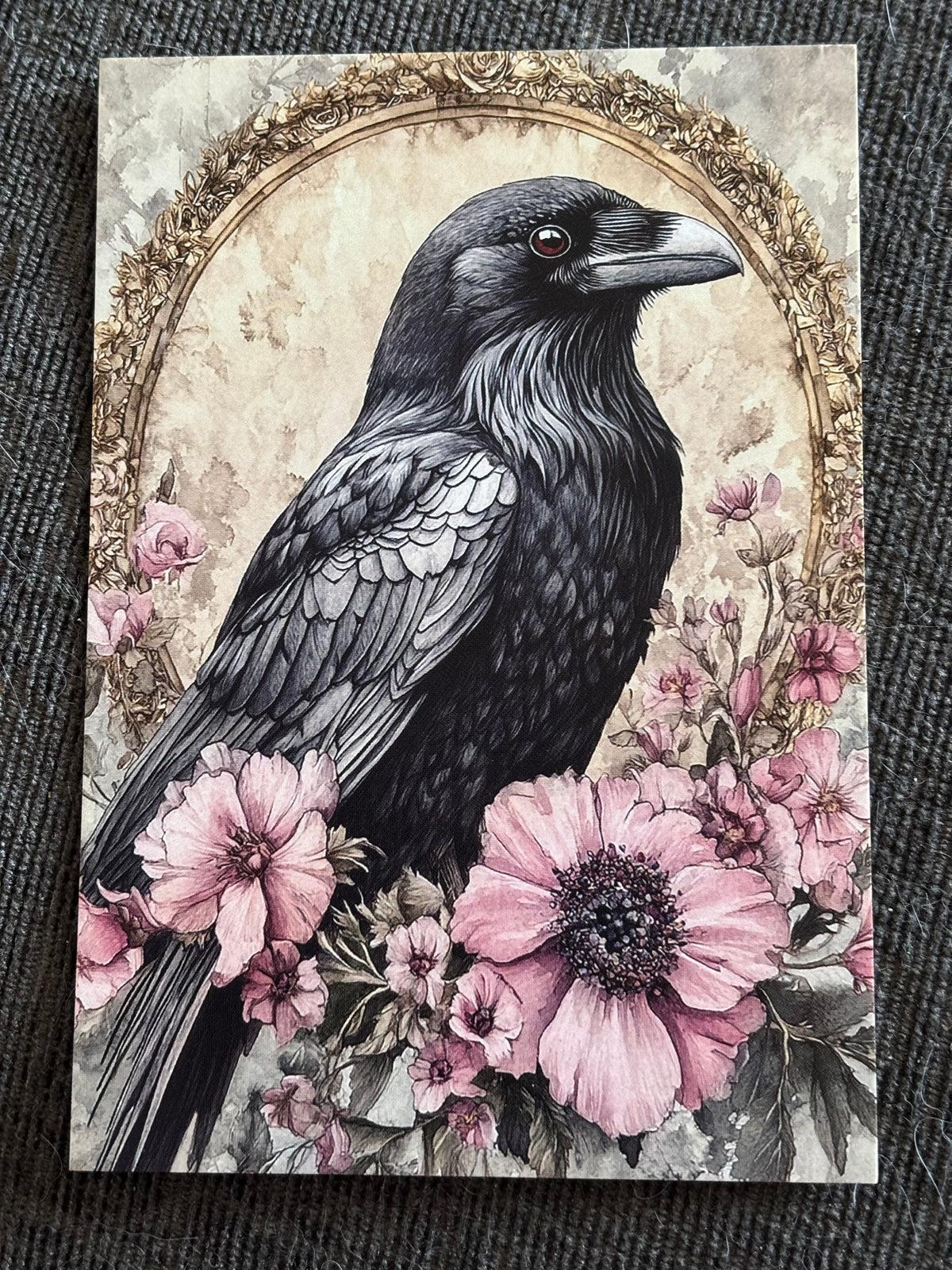 Gothic Raven & Apothecary Mini Art Print Set (4 Pack)