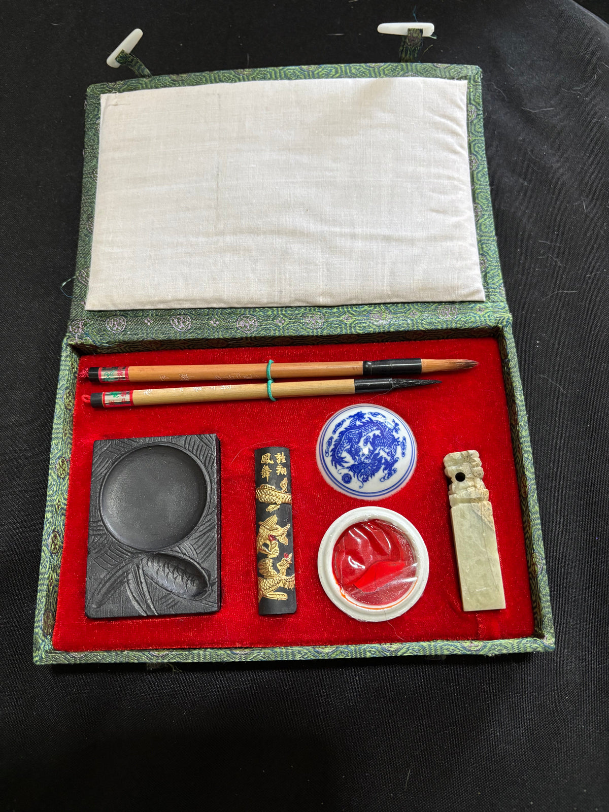Vintage 1970s Chinese Calligraphy Writing Set – Unused & Complete