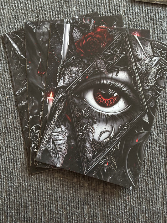 Dark Gothic Fantasy Art Print Set