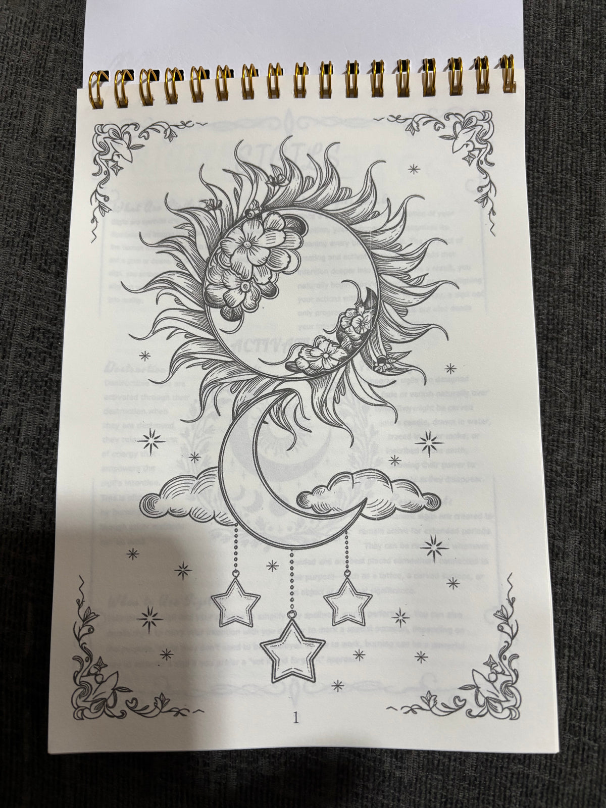Sigil Worksheet – Spiral-Bound Sigil Creation Book