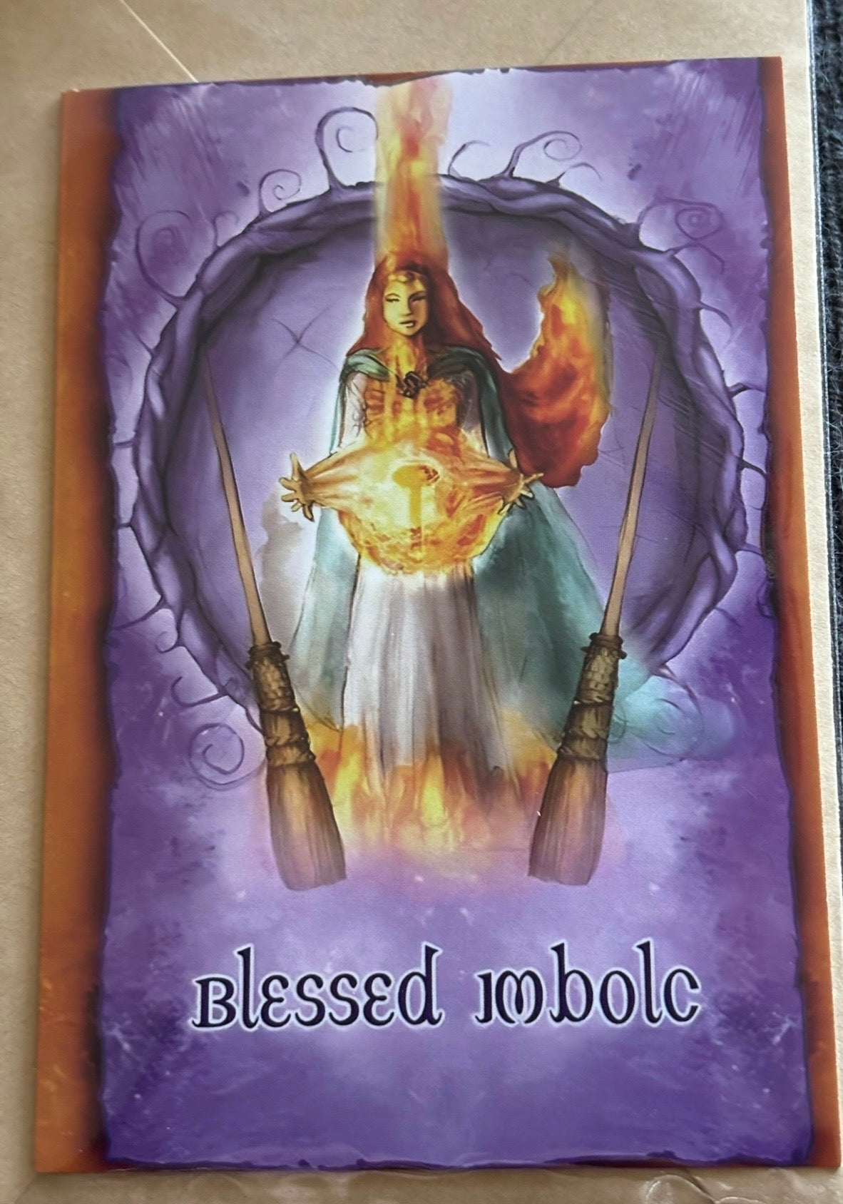 Blessed Imbolc Sabbat Card