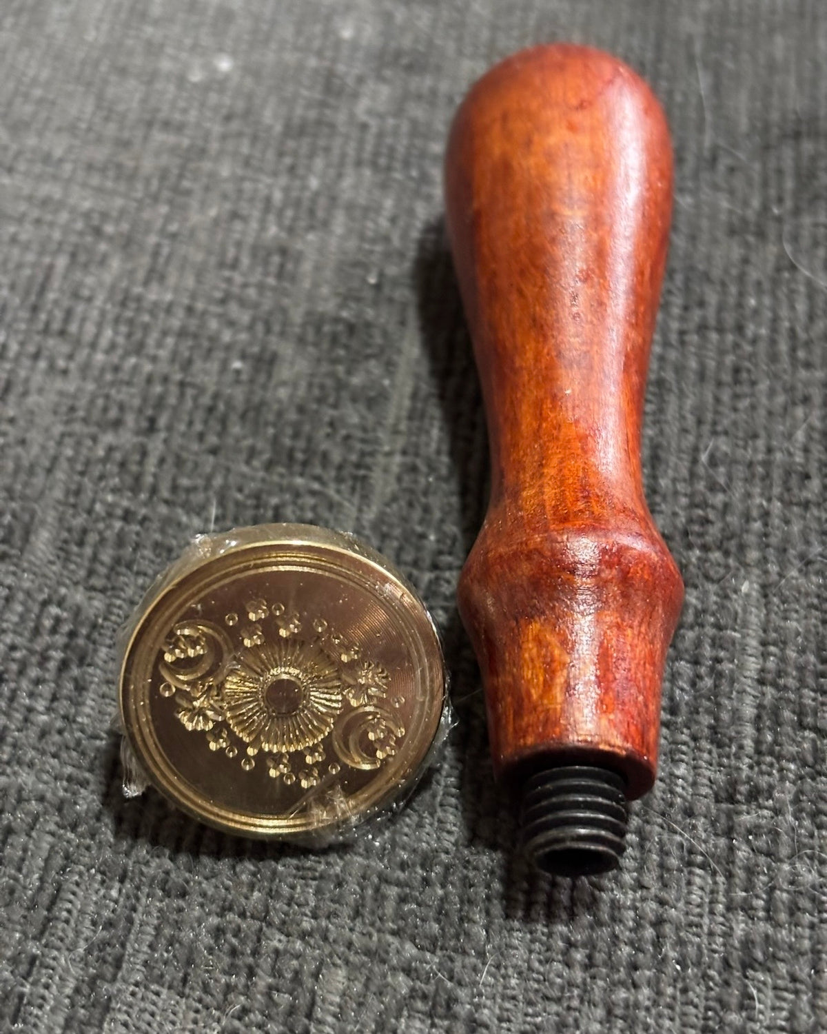 Celestial Vigil — Sun & Moon Wax Seal Stamp
