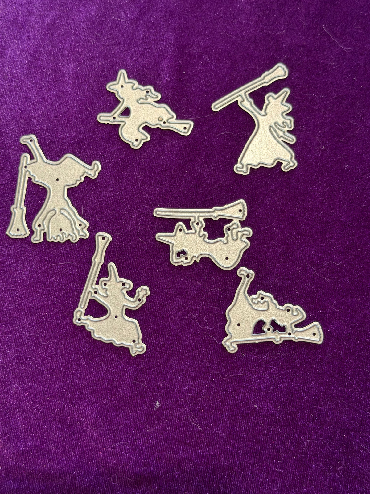 Acrobatic Witches Metal Cutting Dies – Set of 6