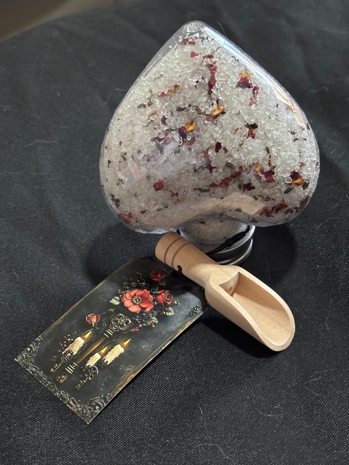 Heart Bottle Ritual Bath Salts – Ylang Ylang & Jasmine