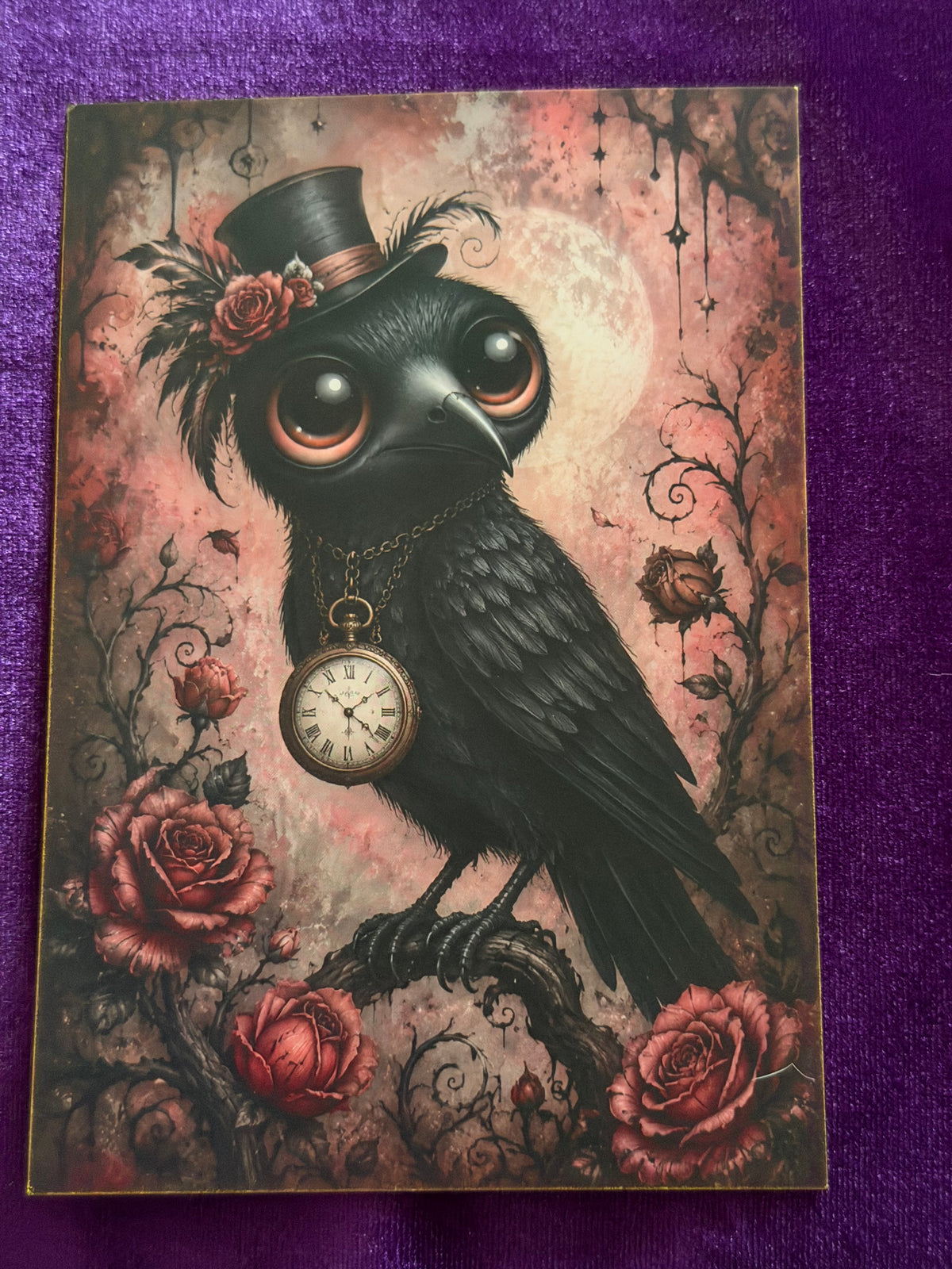 Crimson Moon Mini Art Prints – Set 2