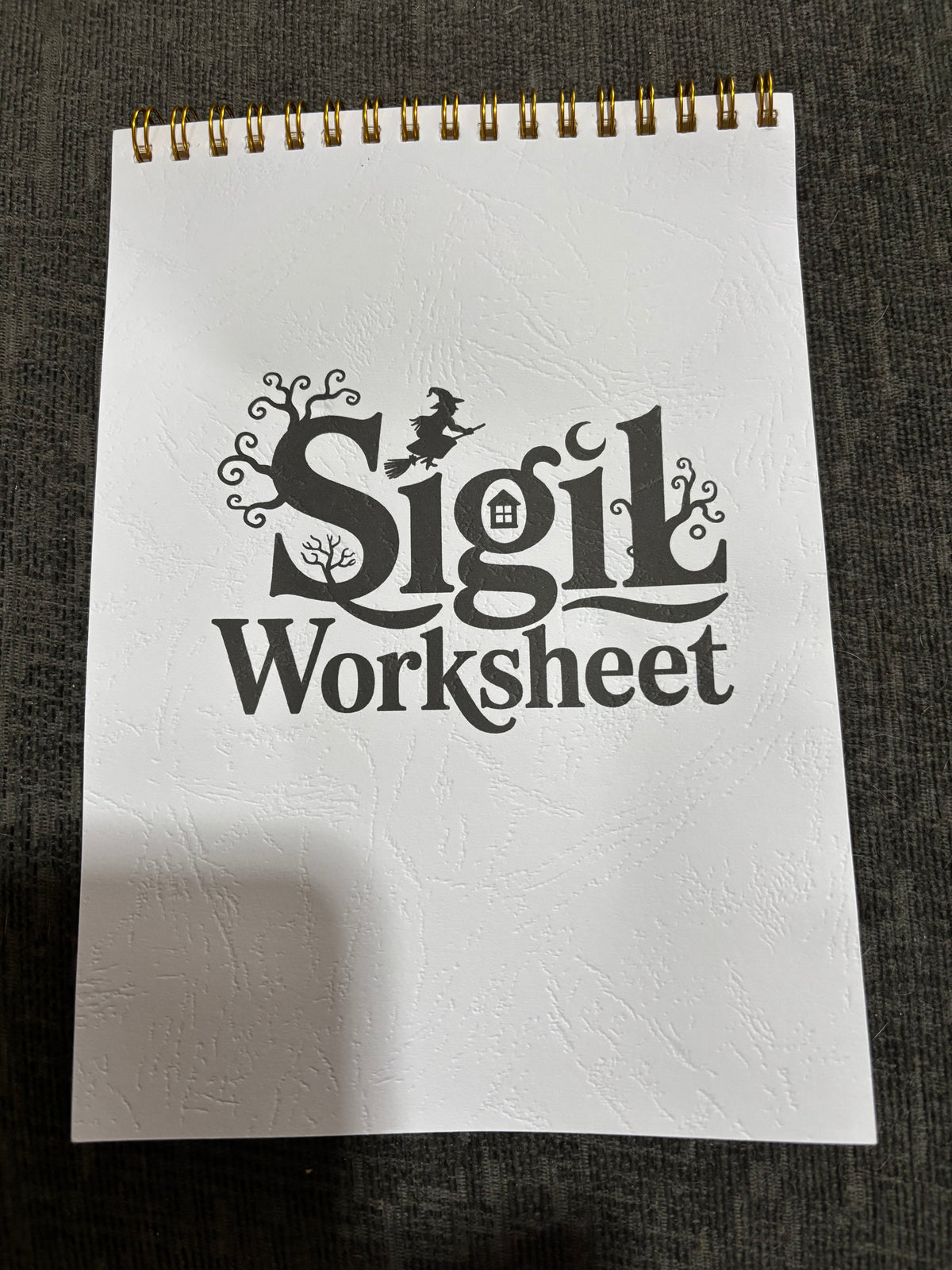 Sigil Worksheet – Spiral-Bound Sigil Creation Book