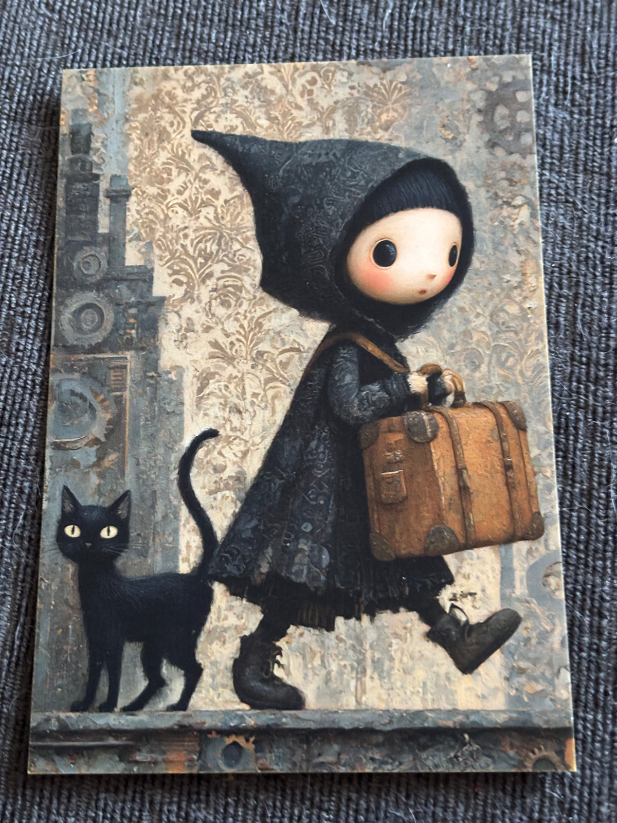 Gothic Doll Mini Art Print Set (4 Pack)