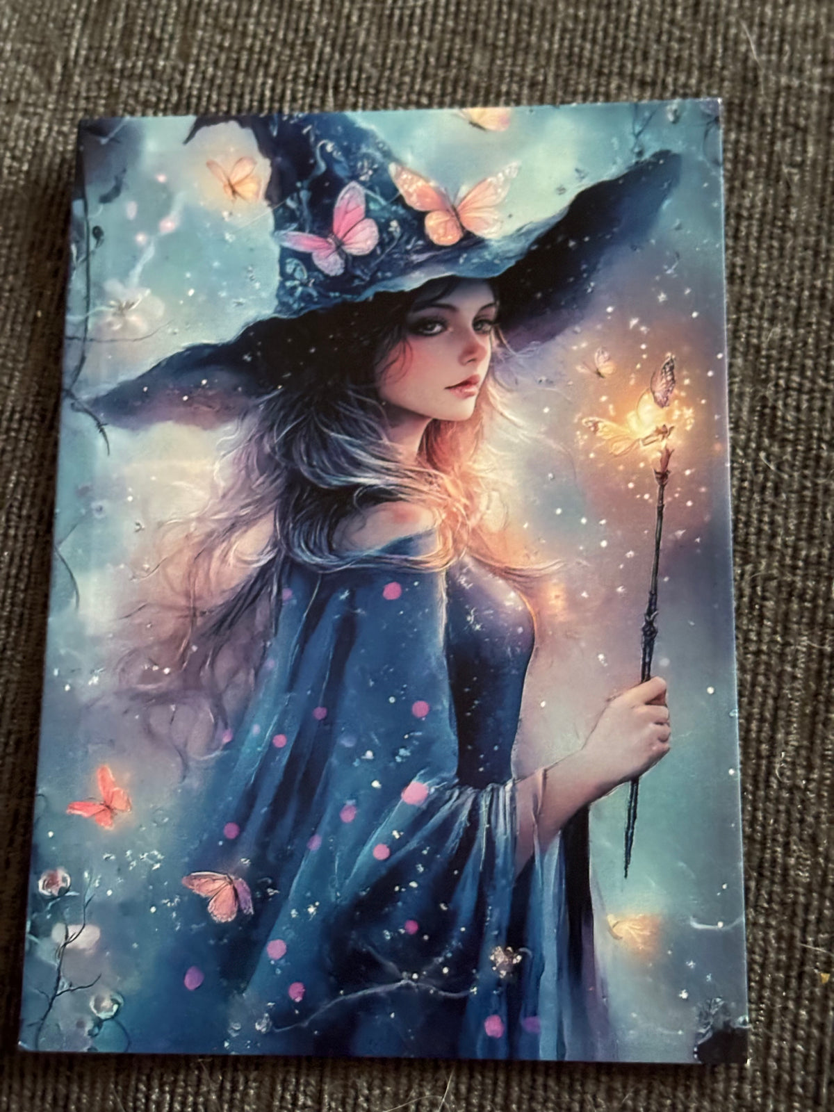 Modern Alice in Wonderland A6 Postcard Set – Floral Fantasy Carriages, Rabbit Fairies & Gothic Tea Party Art (Set of 4)