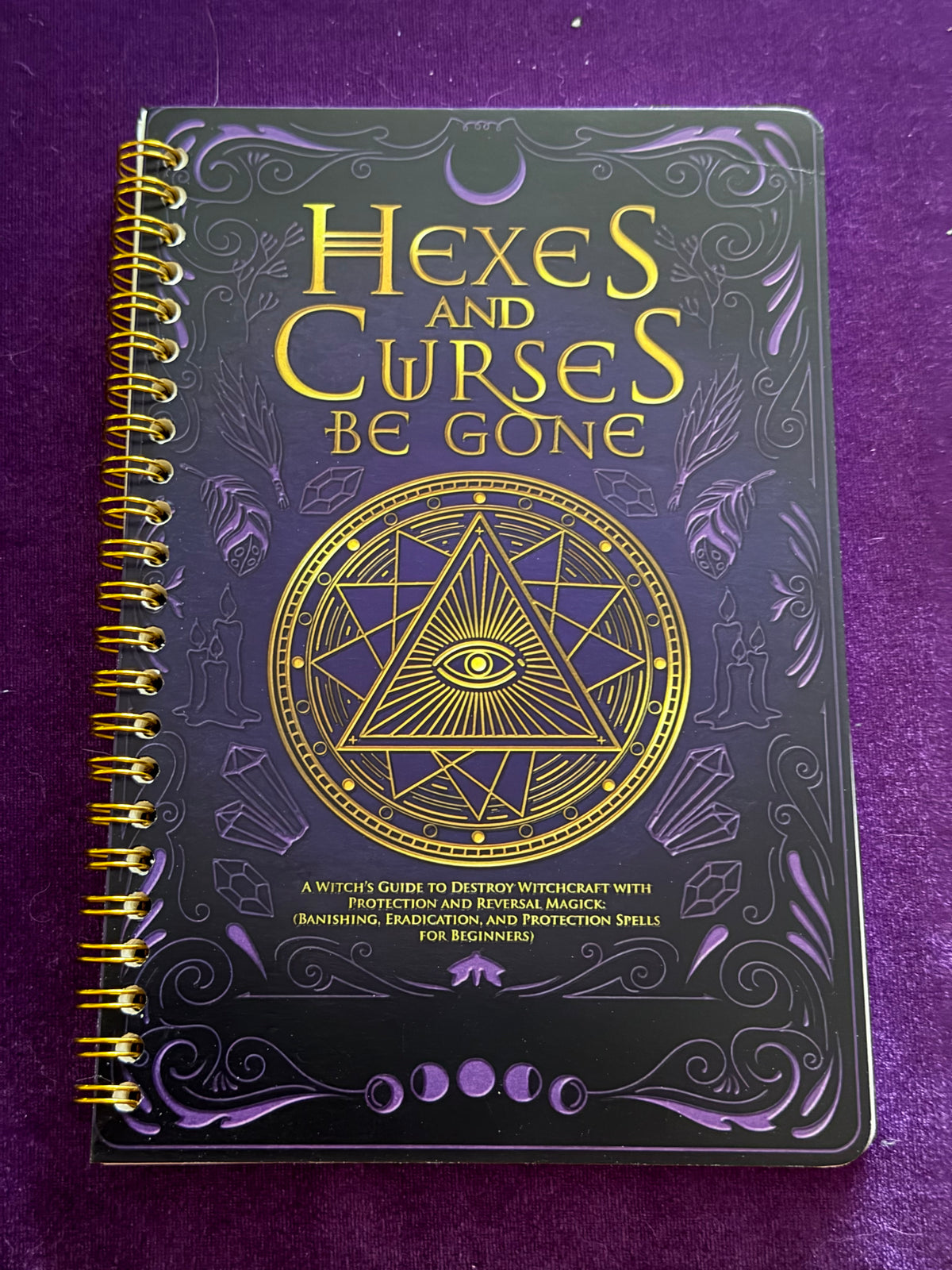 Hexes & Curses Be Gone – Witchy Notebook