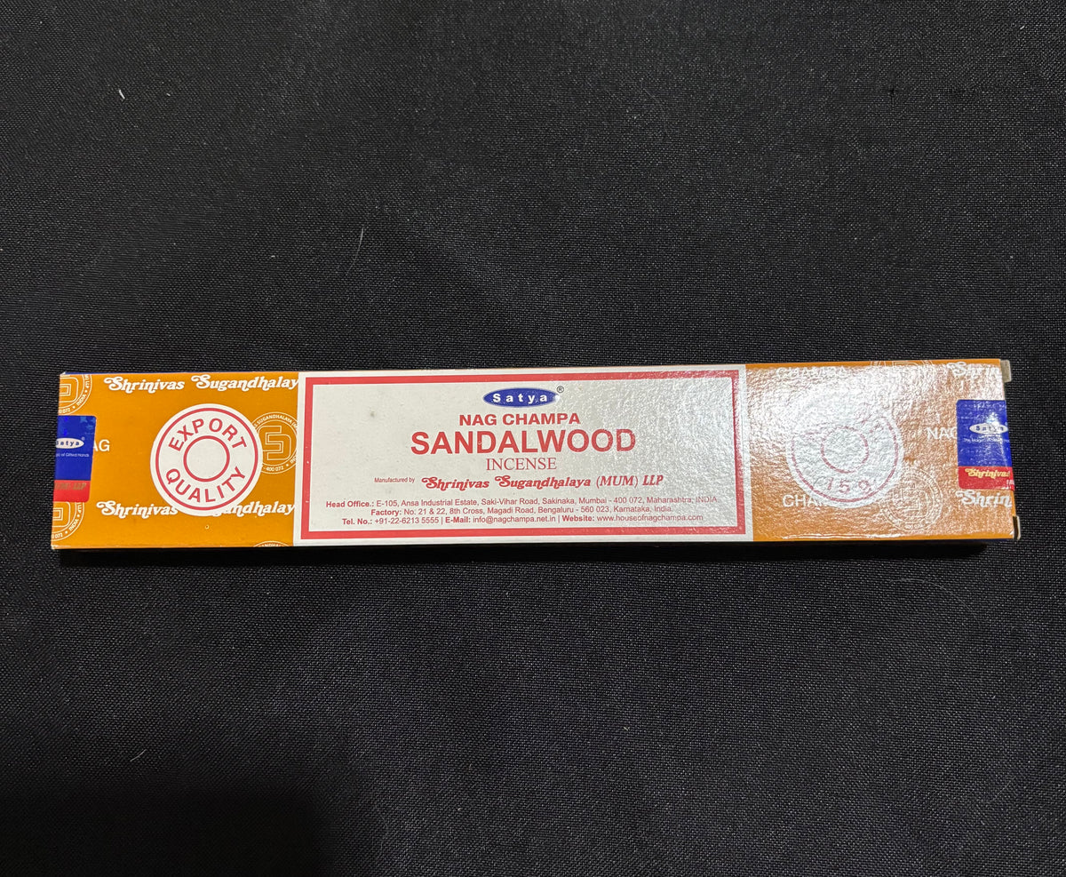 Satya Nag Champa Sandalwood Incense Sticks – 15g