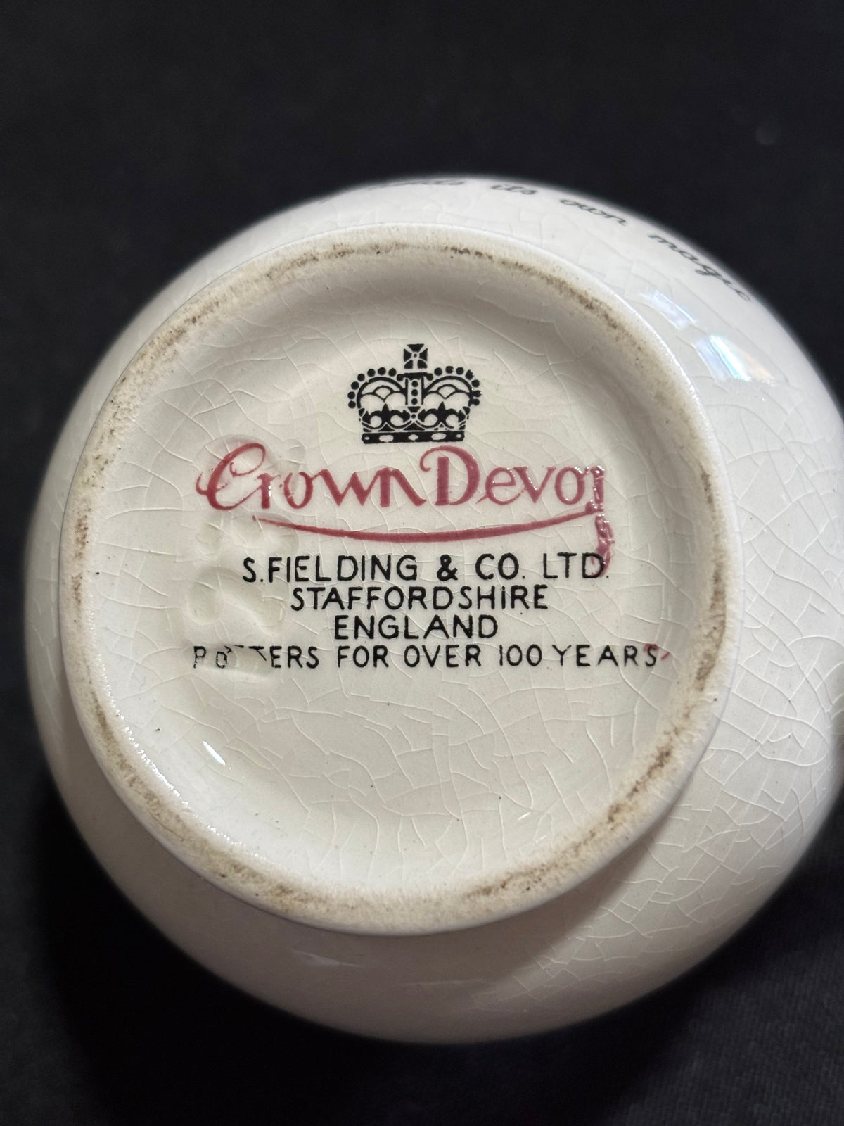 Vintage Crown Devon Kitten Cream Jug – “Each Day Holds Its Own Magic”