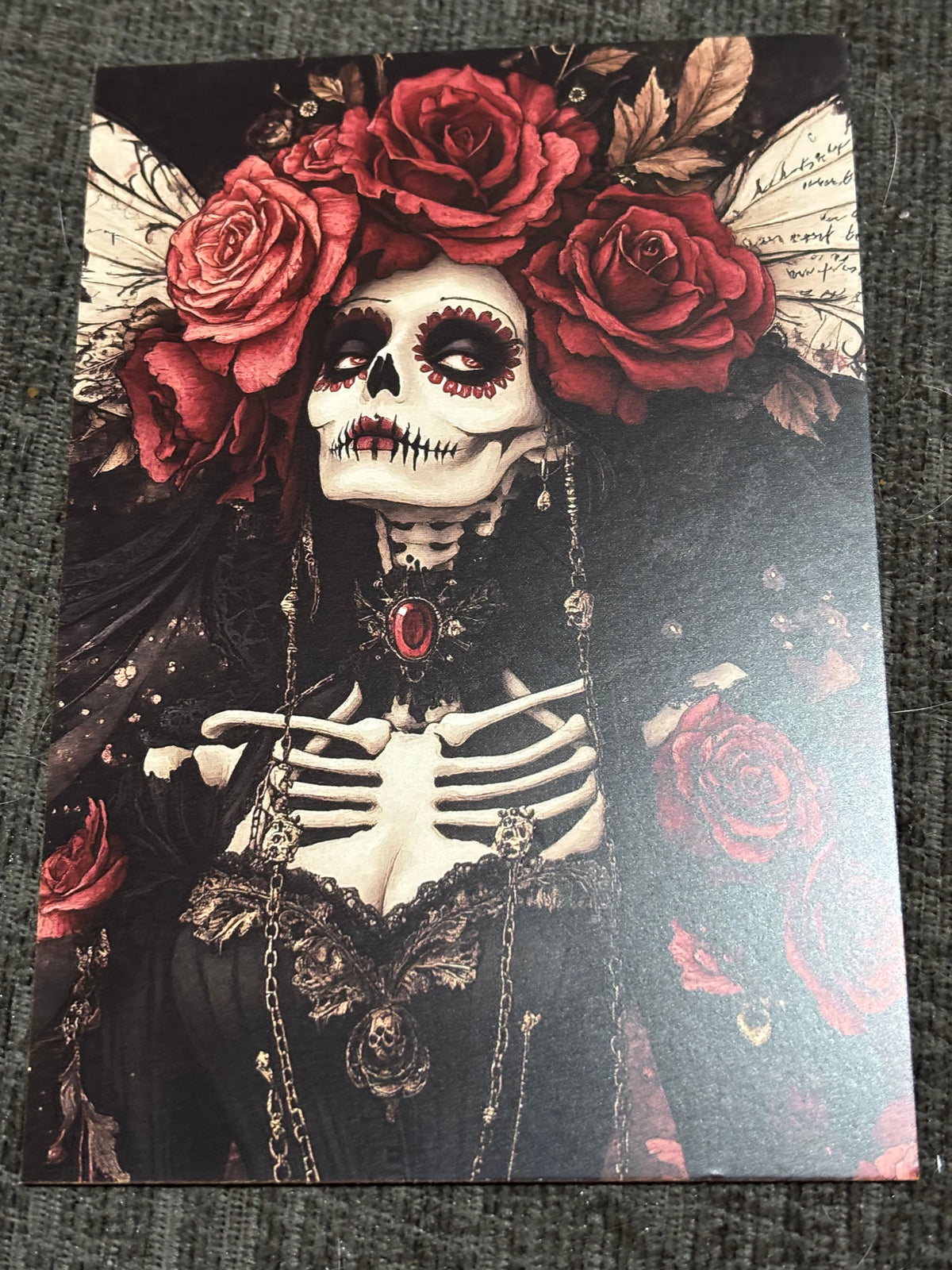 Sugar Skull Mini Art Print Set (4 Pack)