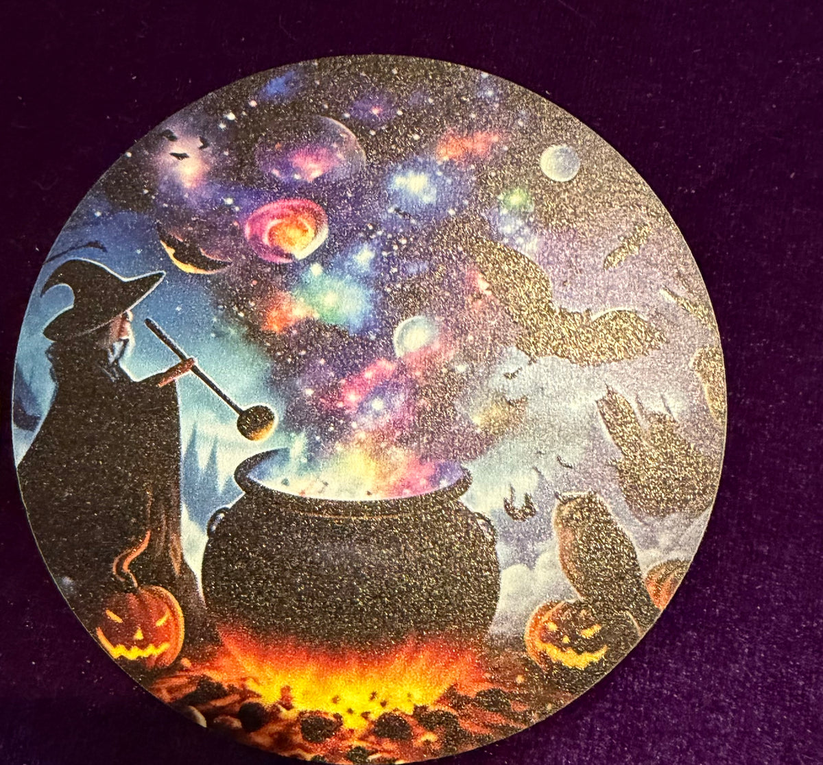Witches’ Flight – Set of 4 Wooden Coasters