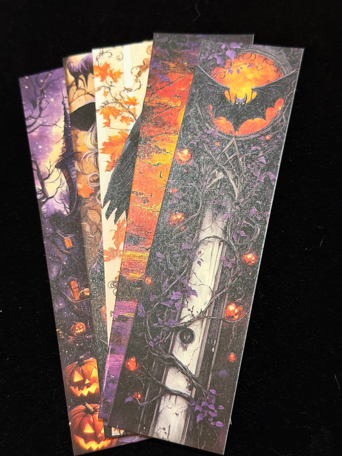 Witching Hour Double-Sided Bookmark Set – Pack of 5