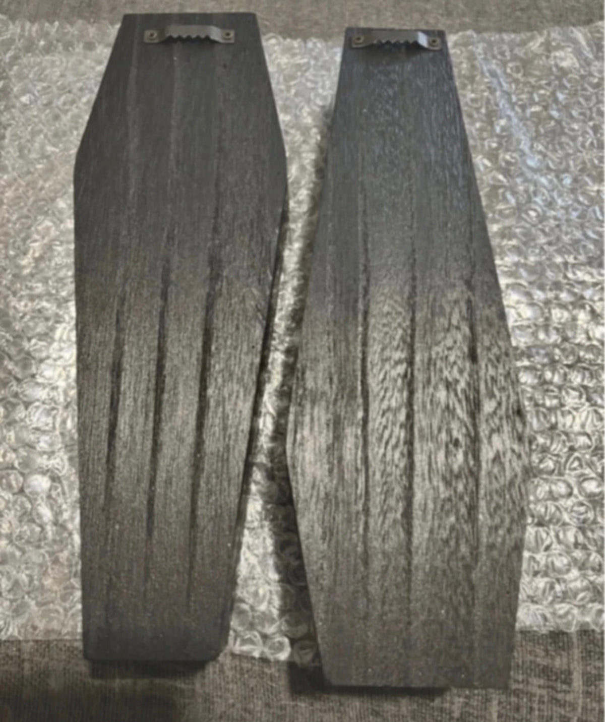The Mourner’s Bloom — Wooden Coffin Wall Vase