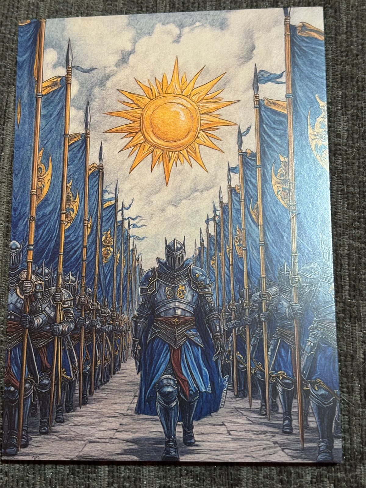 Medieval Wizards & Knights Postcard Set (4 Cards) | Fantasy Art A6 Postcards