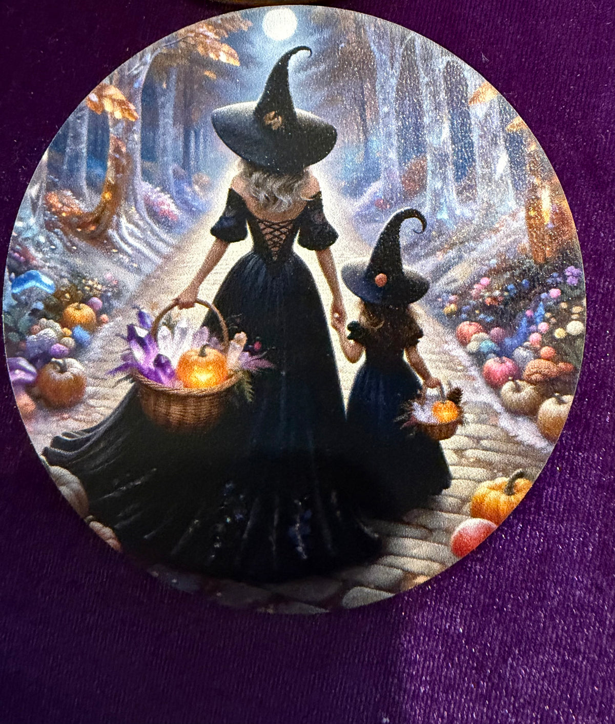Little Witch, Follow Me Set Of 6 Coasters