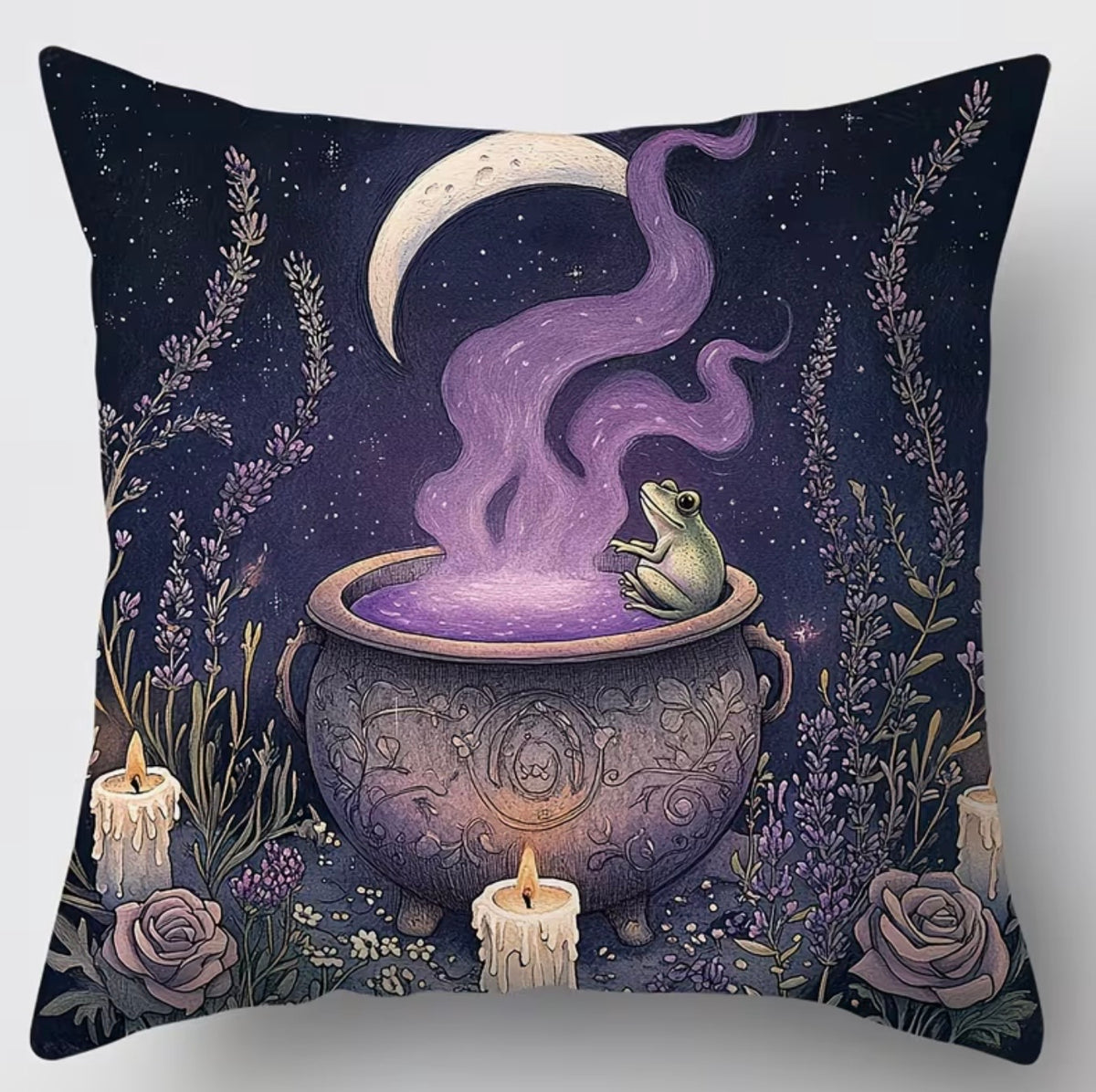Mystic Toad Cushion Cover