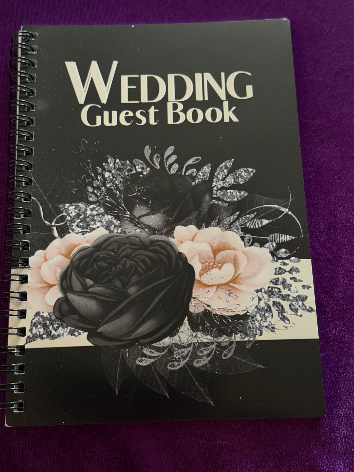 Gothic Wedding Guest Book – Bless This Moment