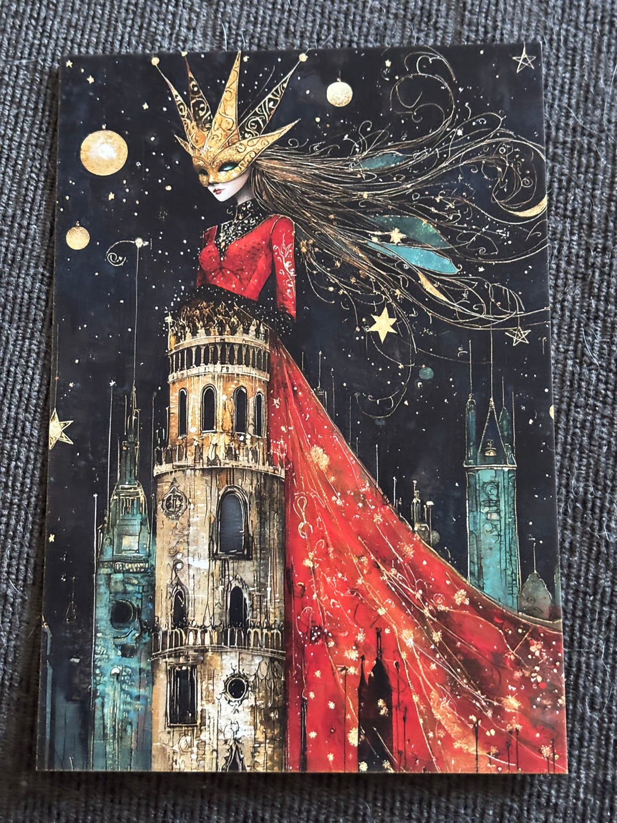 Celestial Dreamscape Mini Art Print Set (4 Pack)