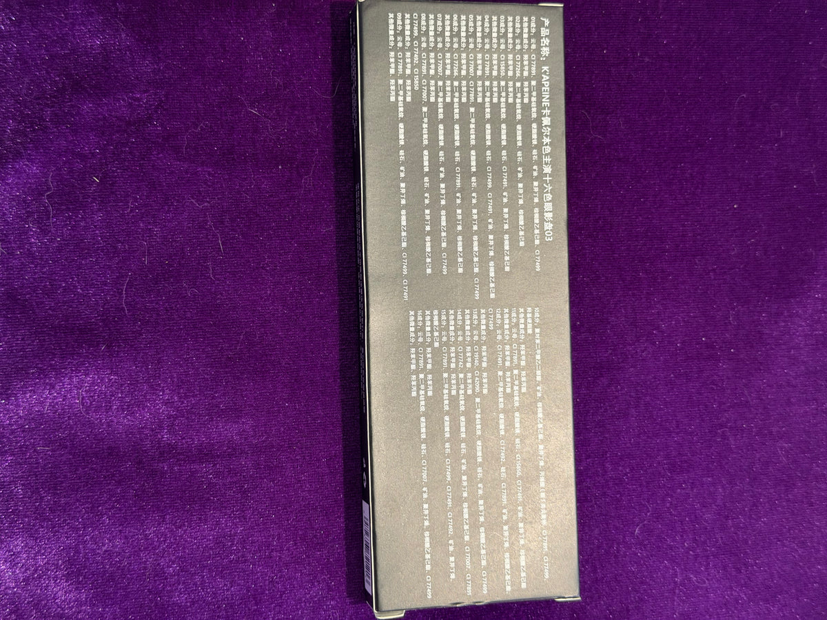 K’APEINE 16-Shade Slim Gothic Eyeshadow Palette