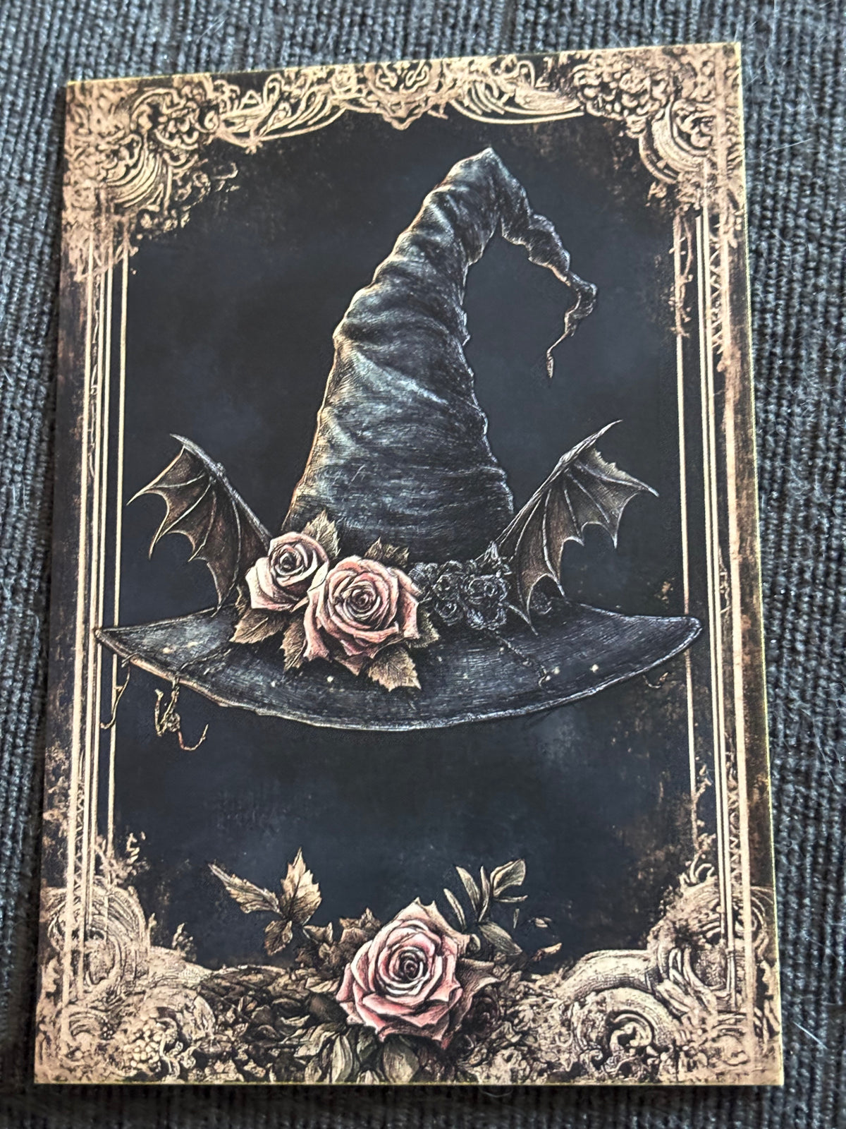 Witch Hat Gothic Mini Art Print Set (4 Pack)