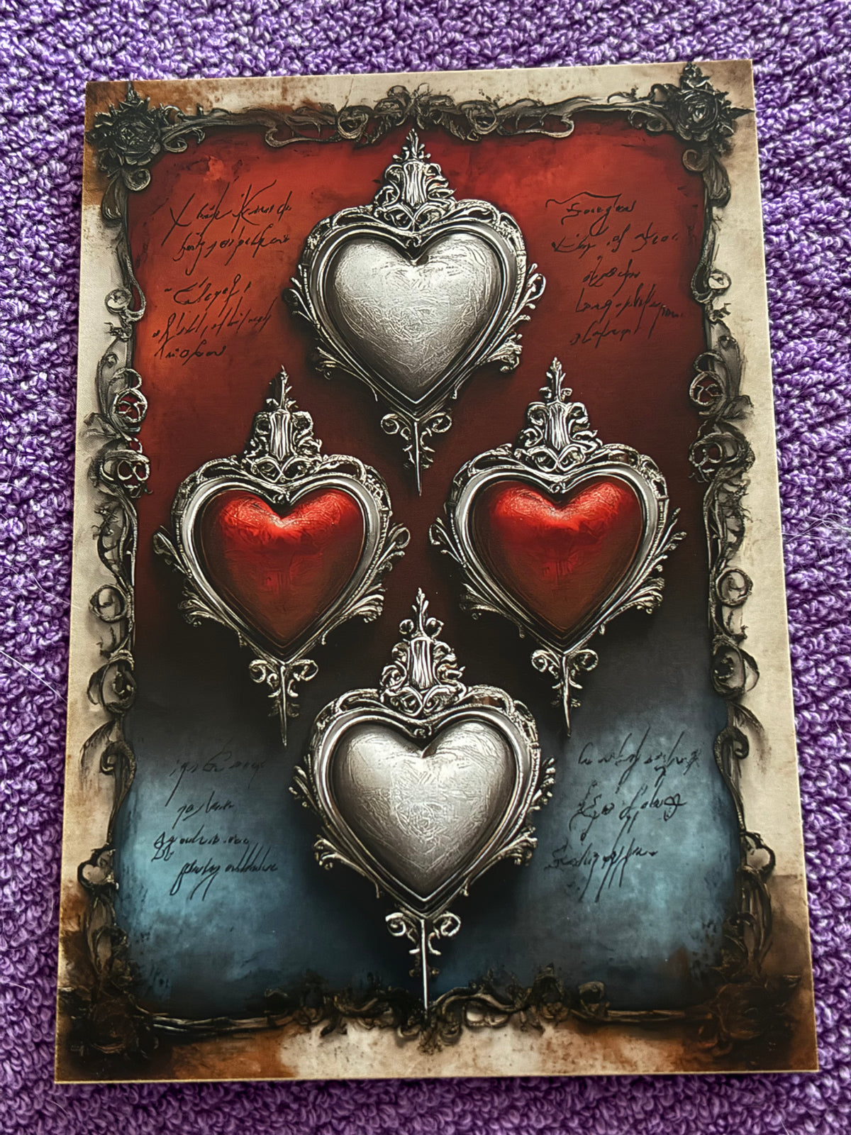 Gothic & Fantasy Mini Art Prints – Set 4 – Pack of 4