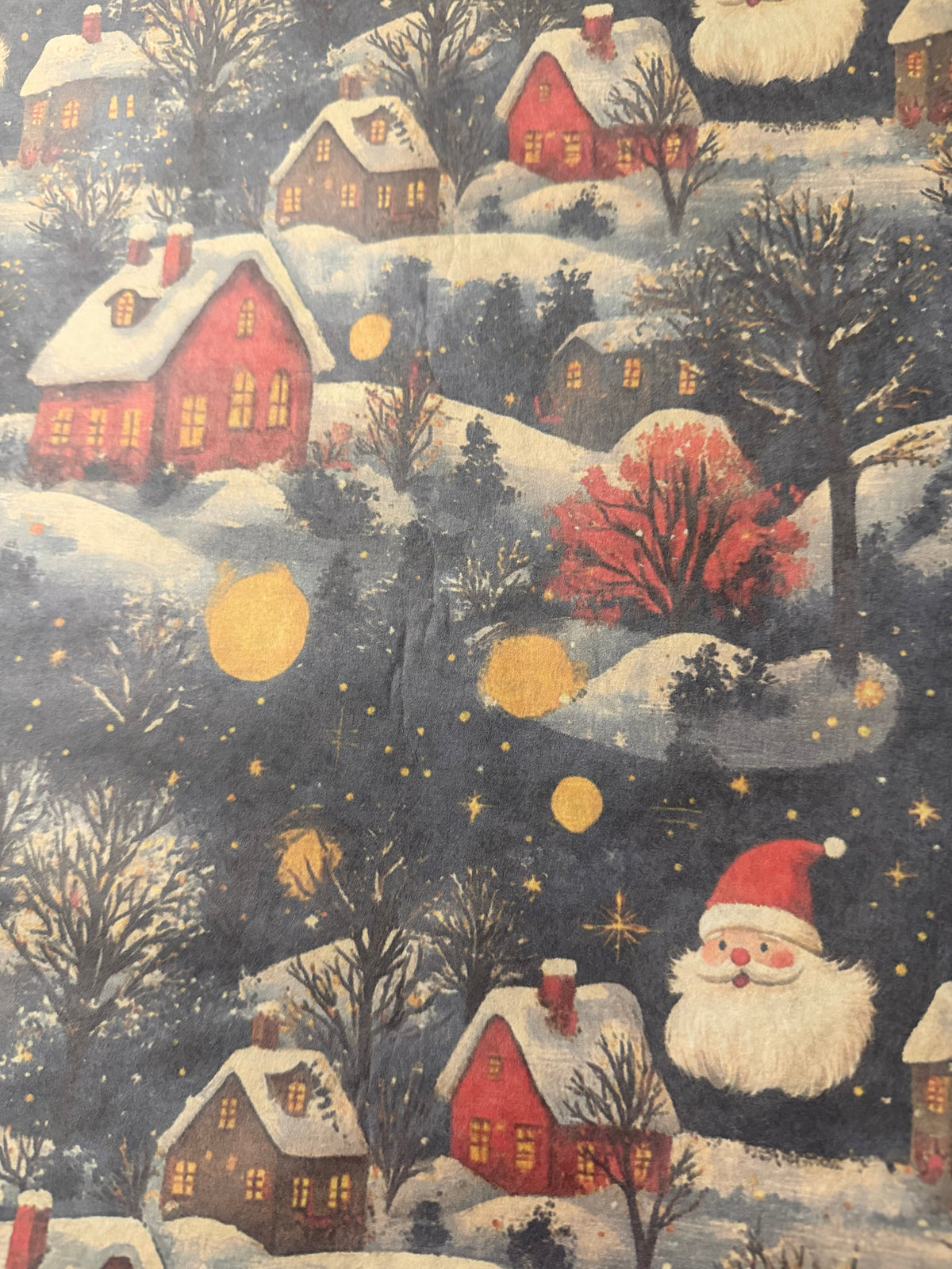Winter Village Wrapping Paper — 5 Metre Roll