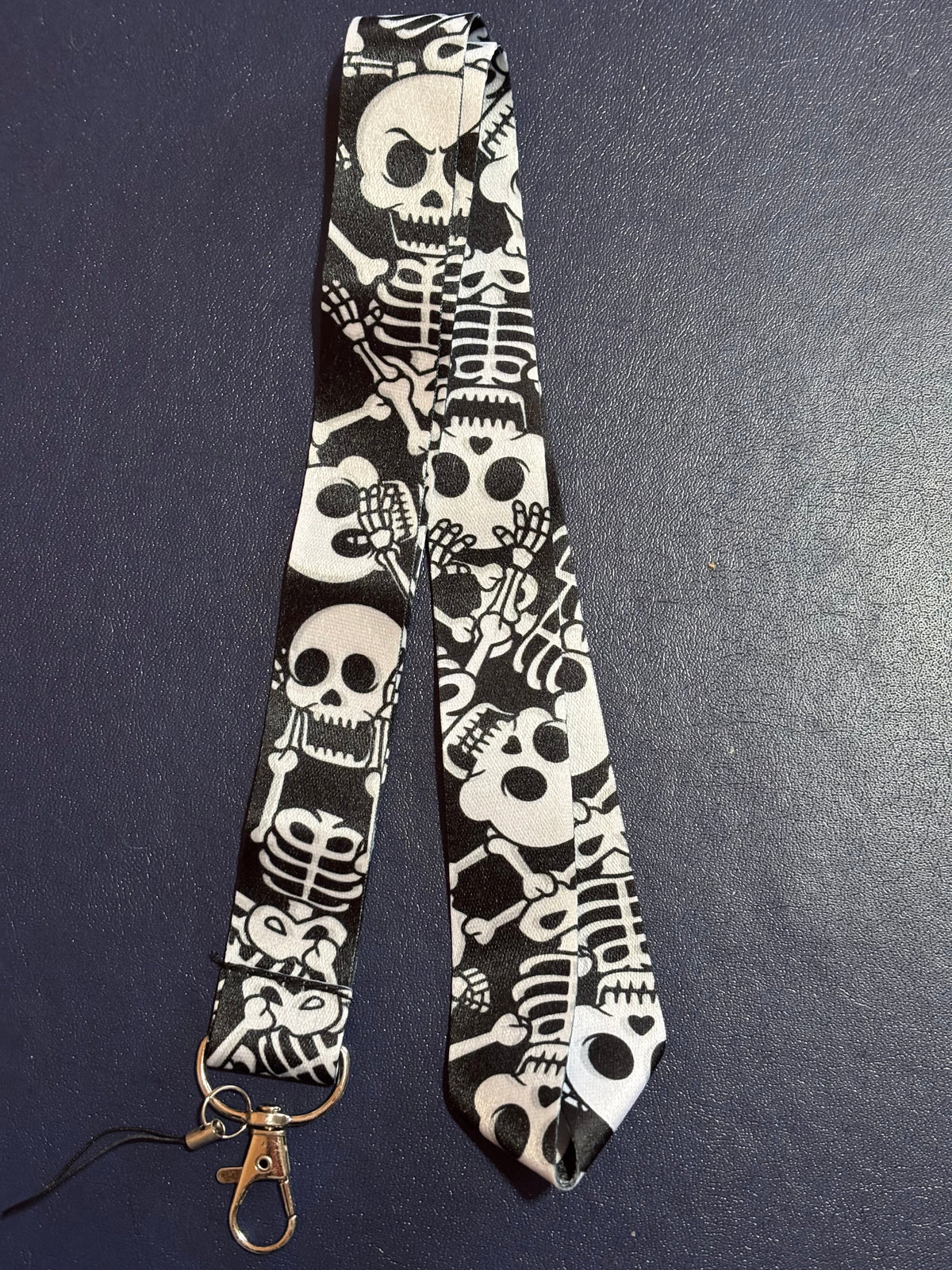 Headless Skeleton Lanyard with Clip & Phone String