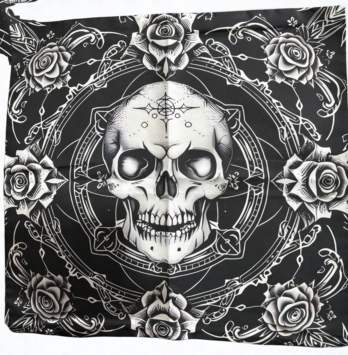 Rose & Skull Cushion Cover