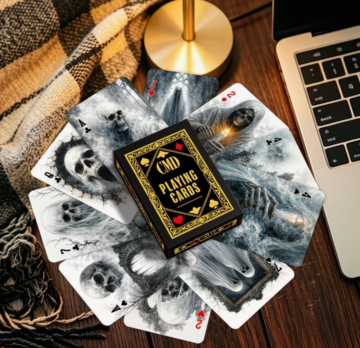Gothic Ghost & Graveyard Playing Cards