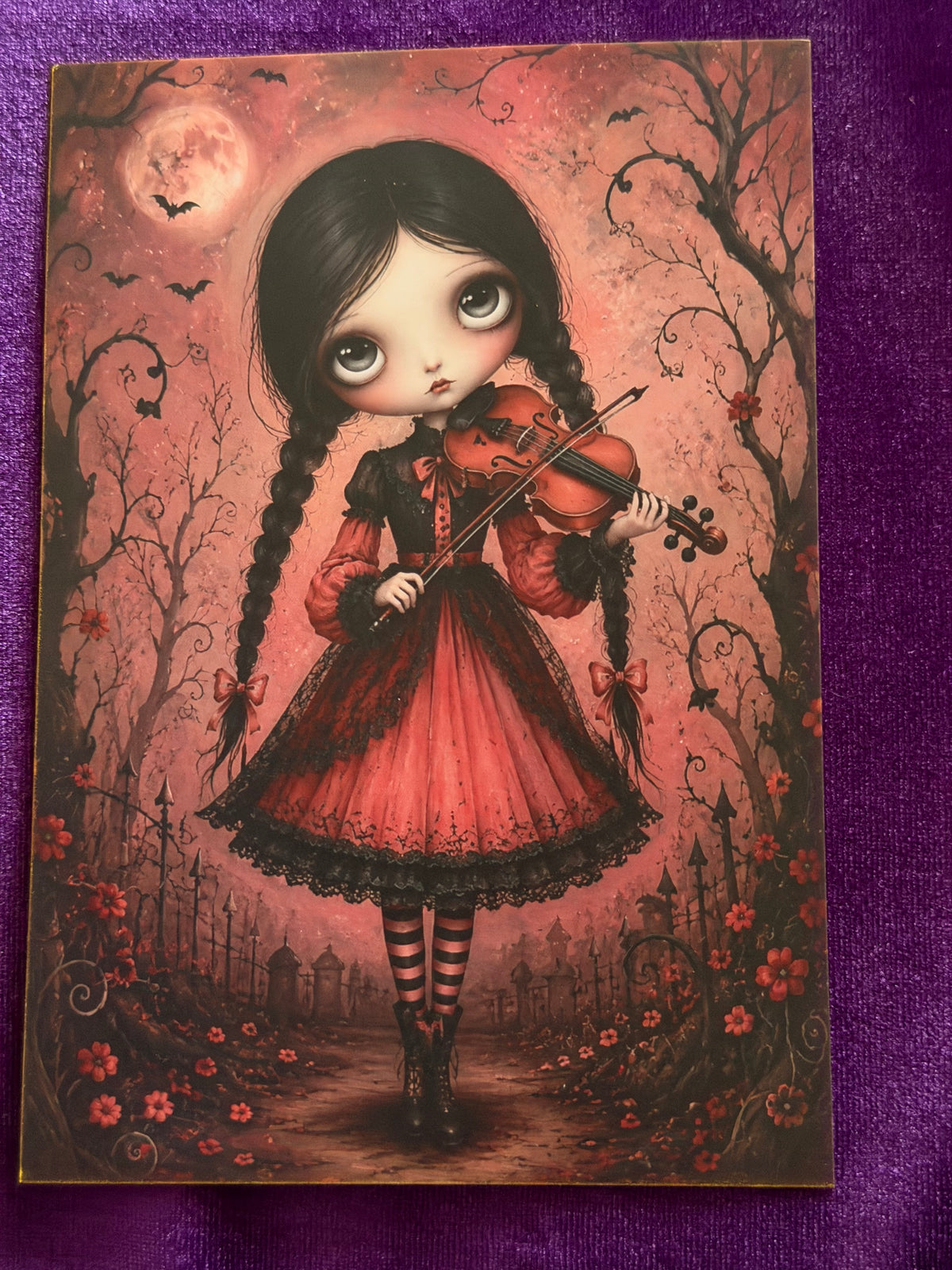 Crimson Moon Mini Art Prints – Set 3