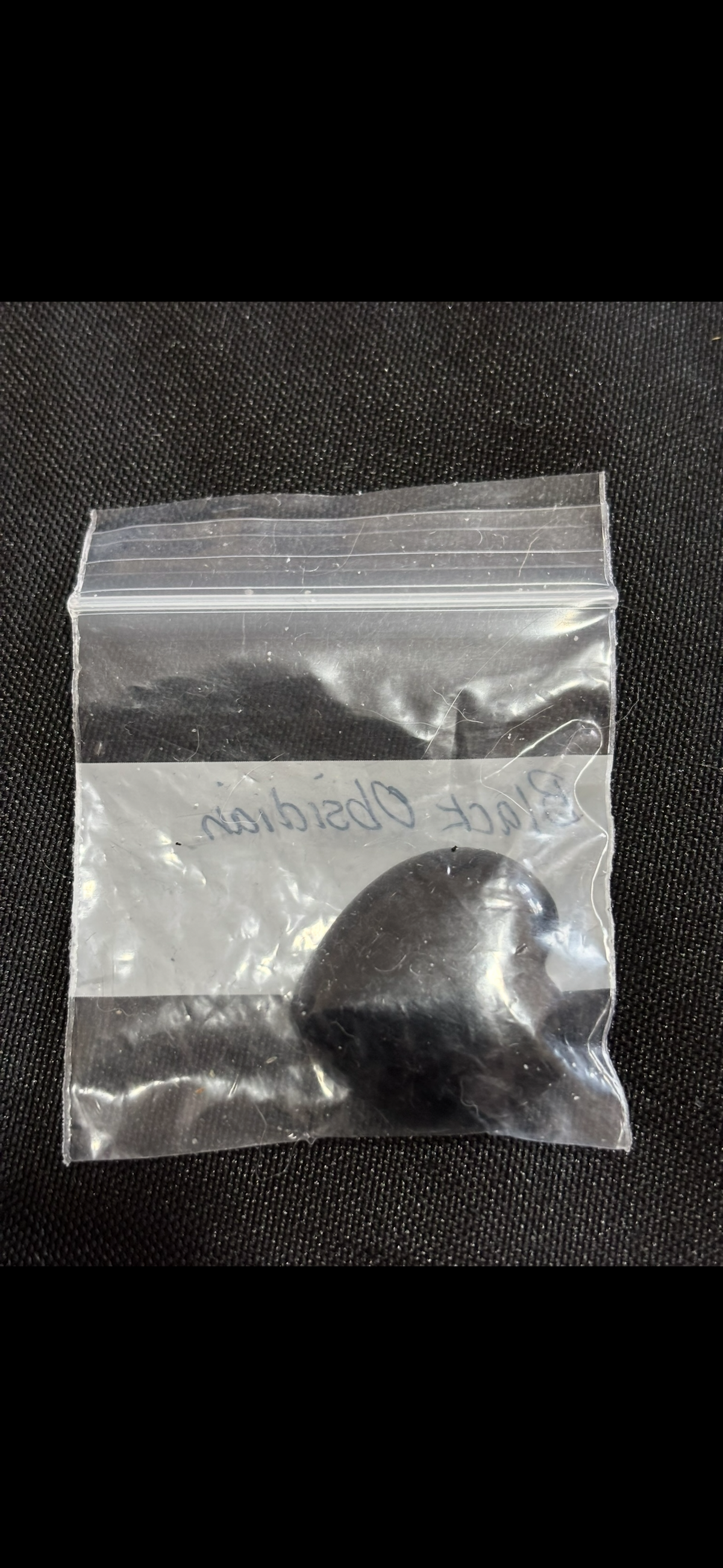 Black Obsidian Crystal Heart – Polished Natural Stone