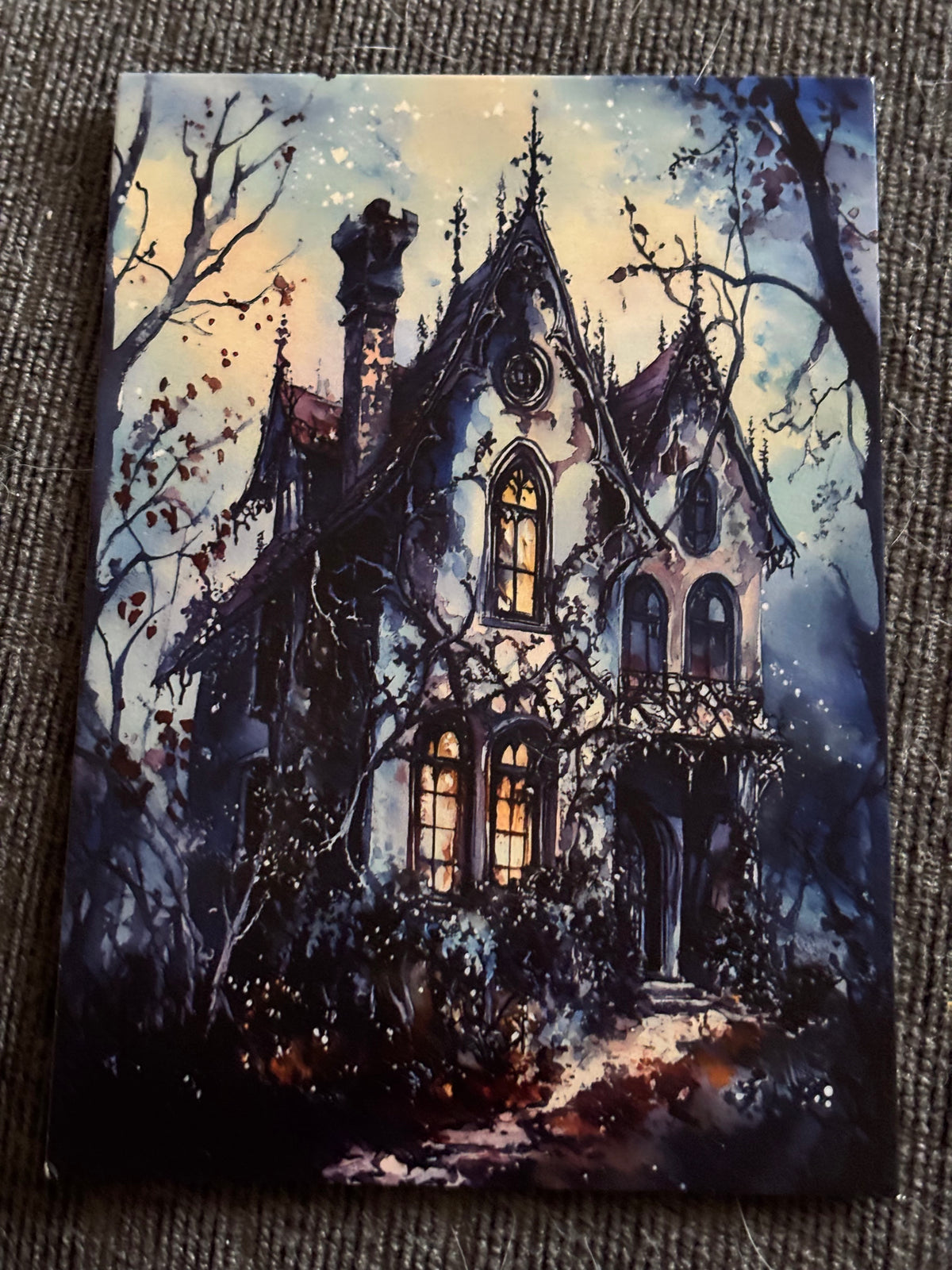 Assorted Gothic A6 Postcard Set – Dark Fantasy Art Cards – Witchy Gothic Postcards (Set of 4)