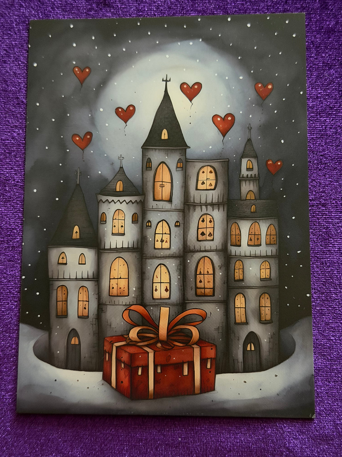 Yuletide Whimsy Christmas Tree Set With Stickers
