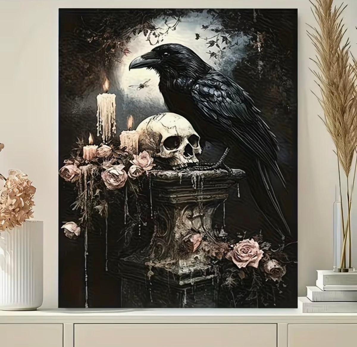 The Raven’s Vigil — Gothic Paint by Numbers Kit