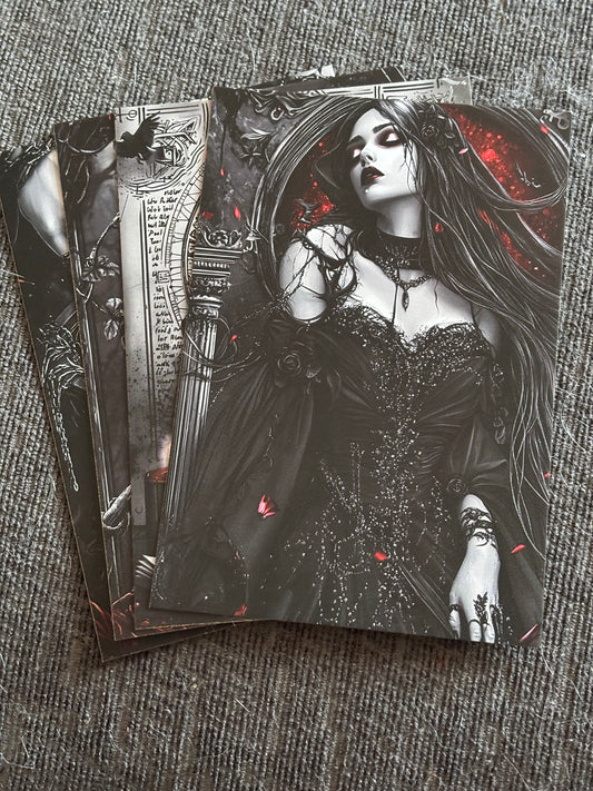 Dark Gothic Fantasy Art Print Set