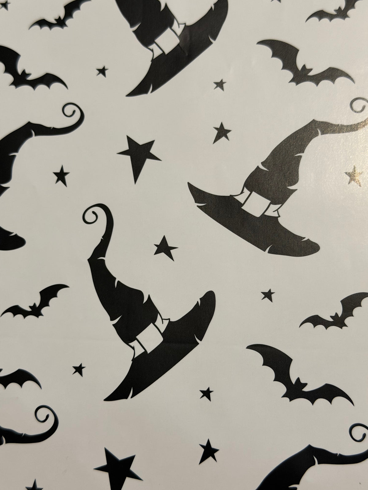Witch Hats & Bats – Witchy Wrapping Paper, 2 Sheet Pack