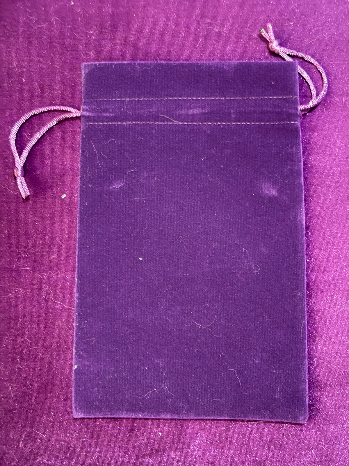 Purple Goddess Pentacle Velvet Tarot Bag