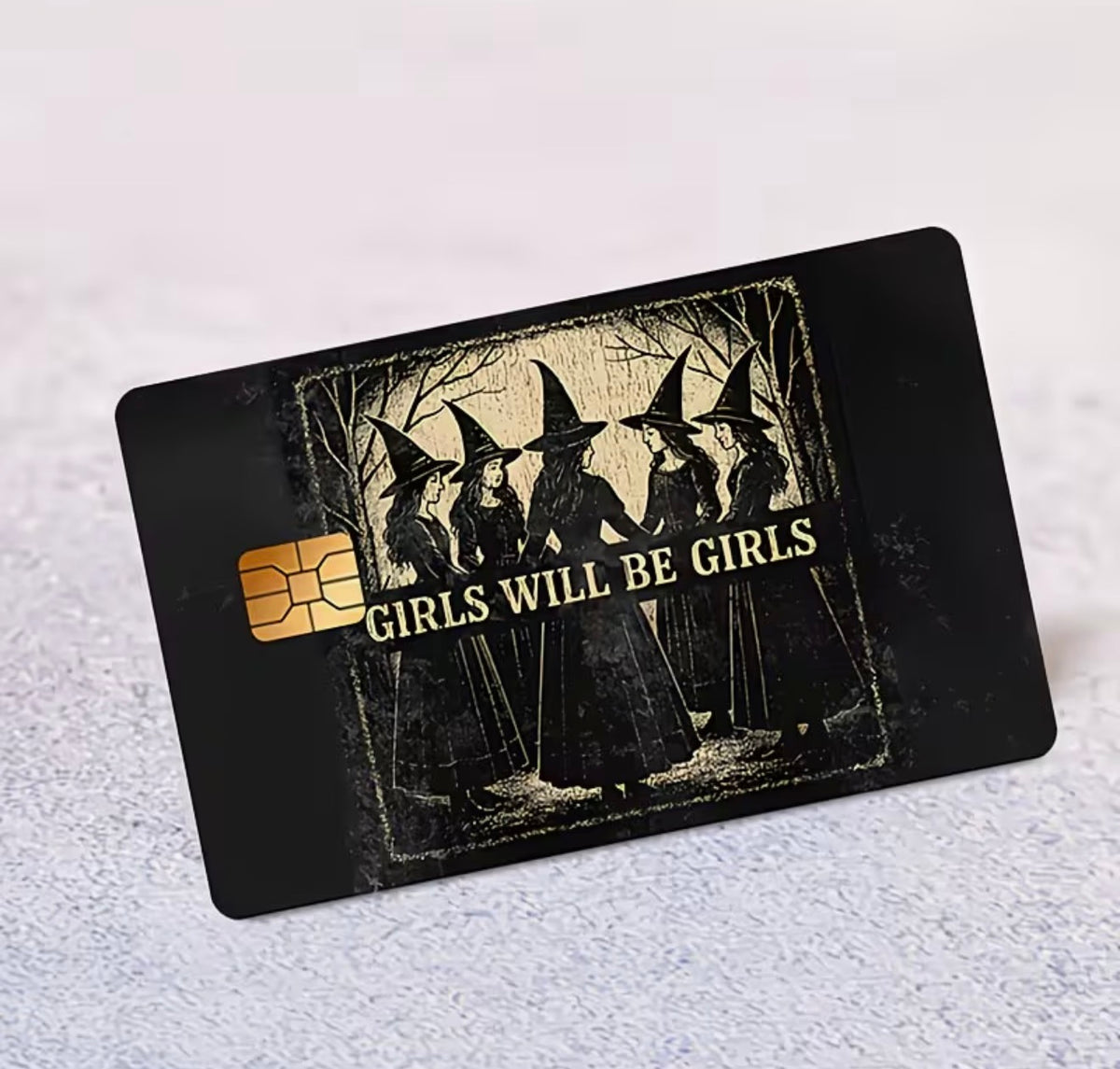 Girls Will Be Girls Witchy Bank Card Skin