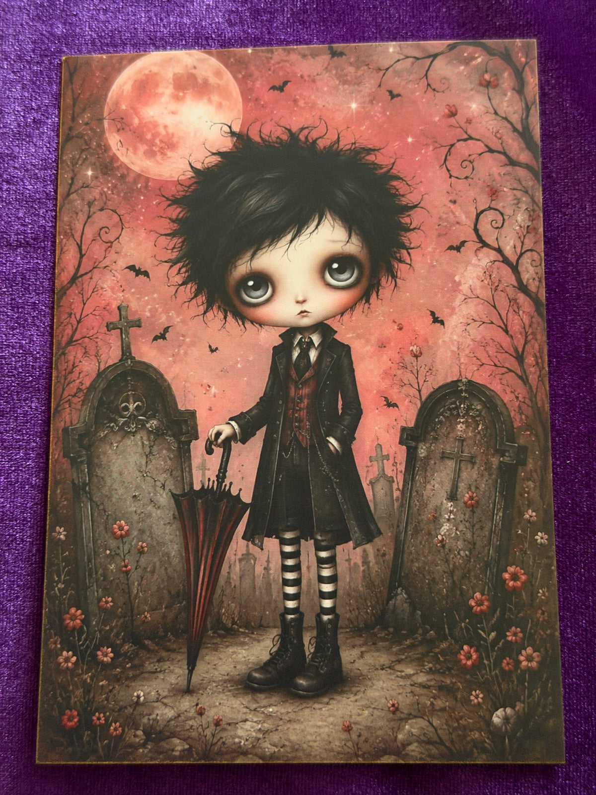Crimson Moon Mini Art Prints – Set 2