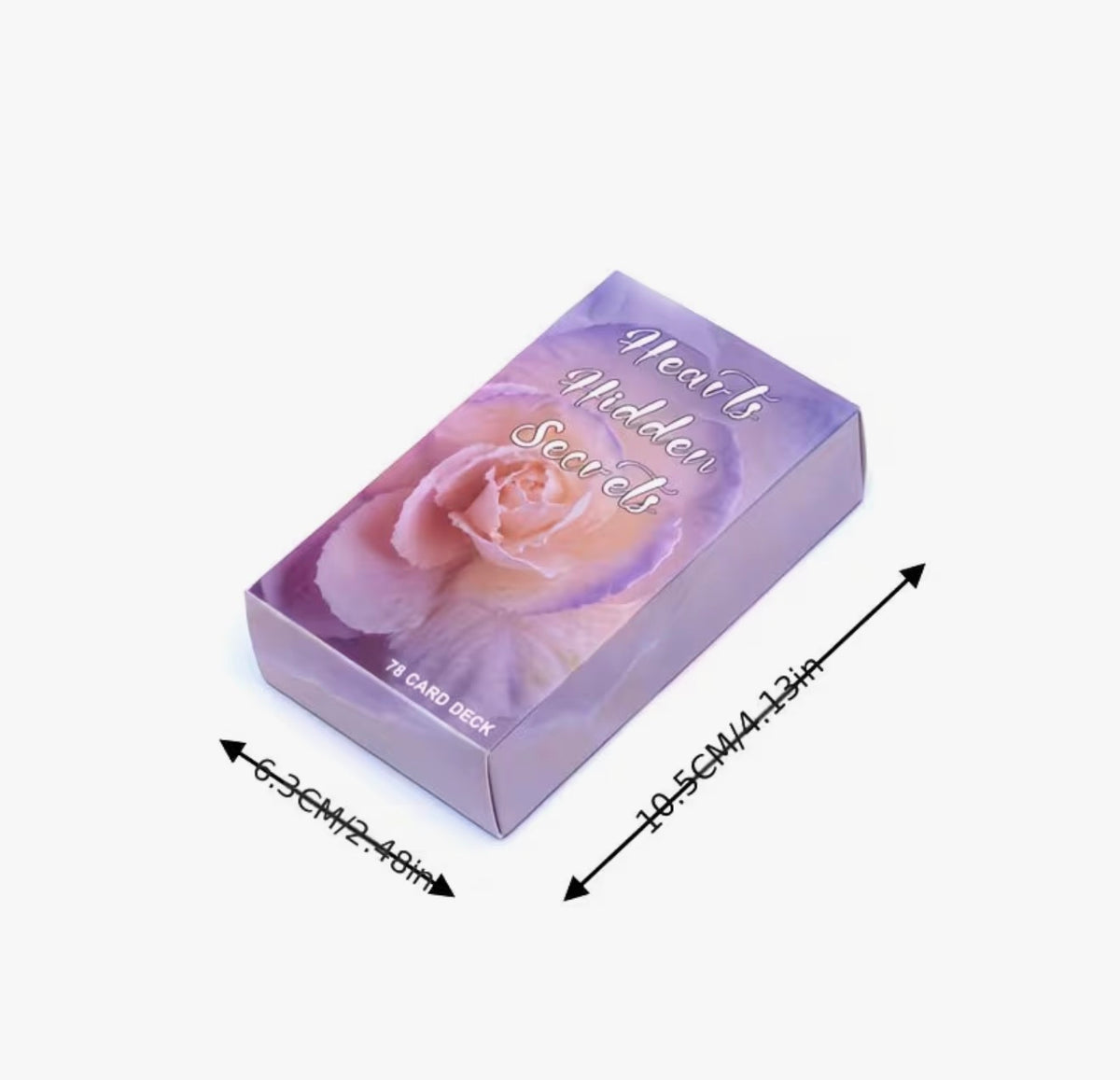 Heart’s Hidden Secrets – Full-Size 78-Card Oracle Deck