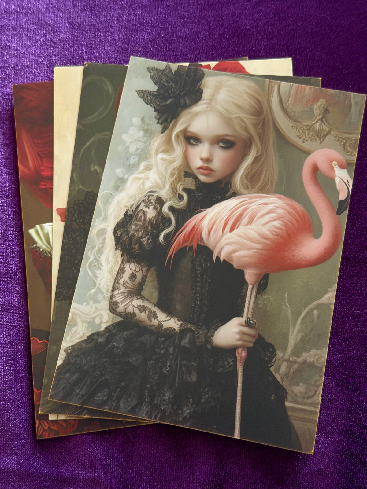 Down the Dark Rabbit Hole — Mini Art Prints — Set 3