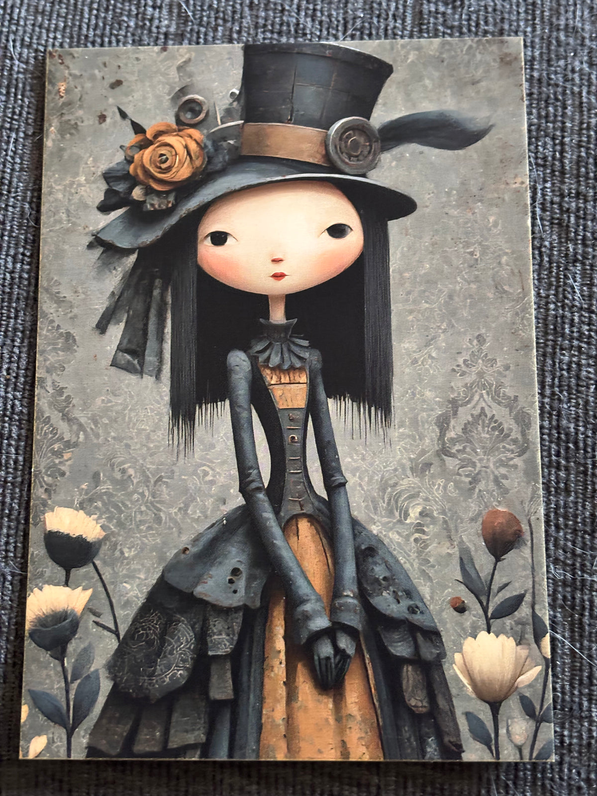 Gothic Doll Mini Art Print Set (4 Pack)