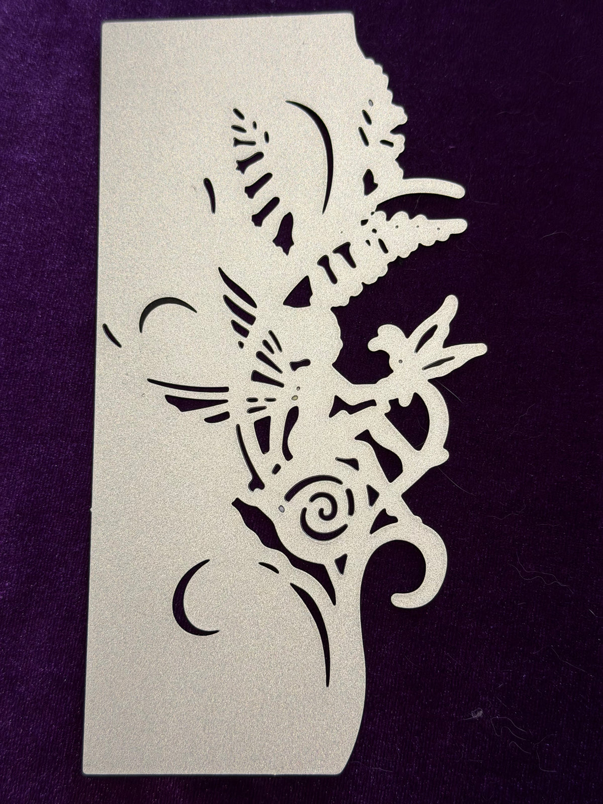 Fairy & Butterfly Decorative Metal Cutting Die – 17.5 × 9 cm