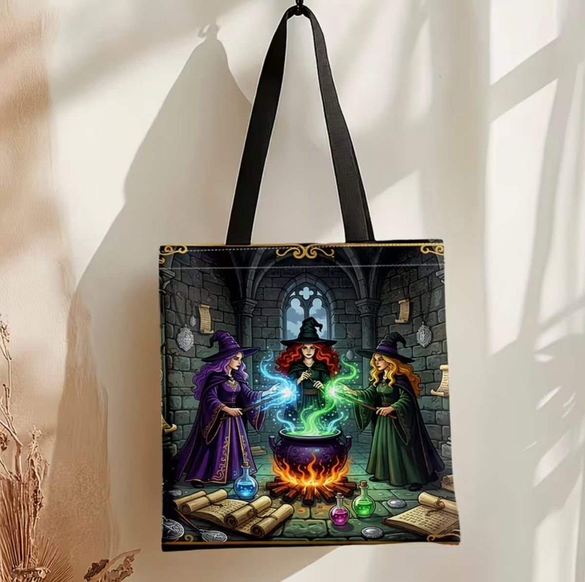 Witches’ Cauldron Tote Bag – 35 × 40 cm