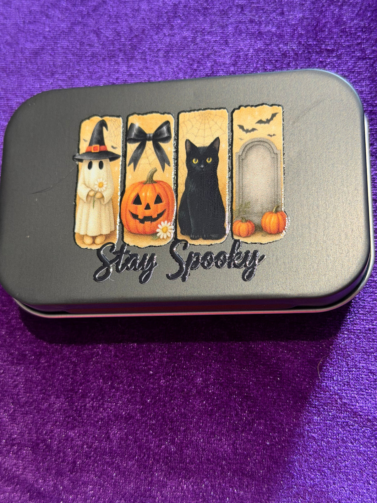 Stay Spooky Multipurpose Metal Tin
