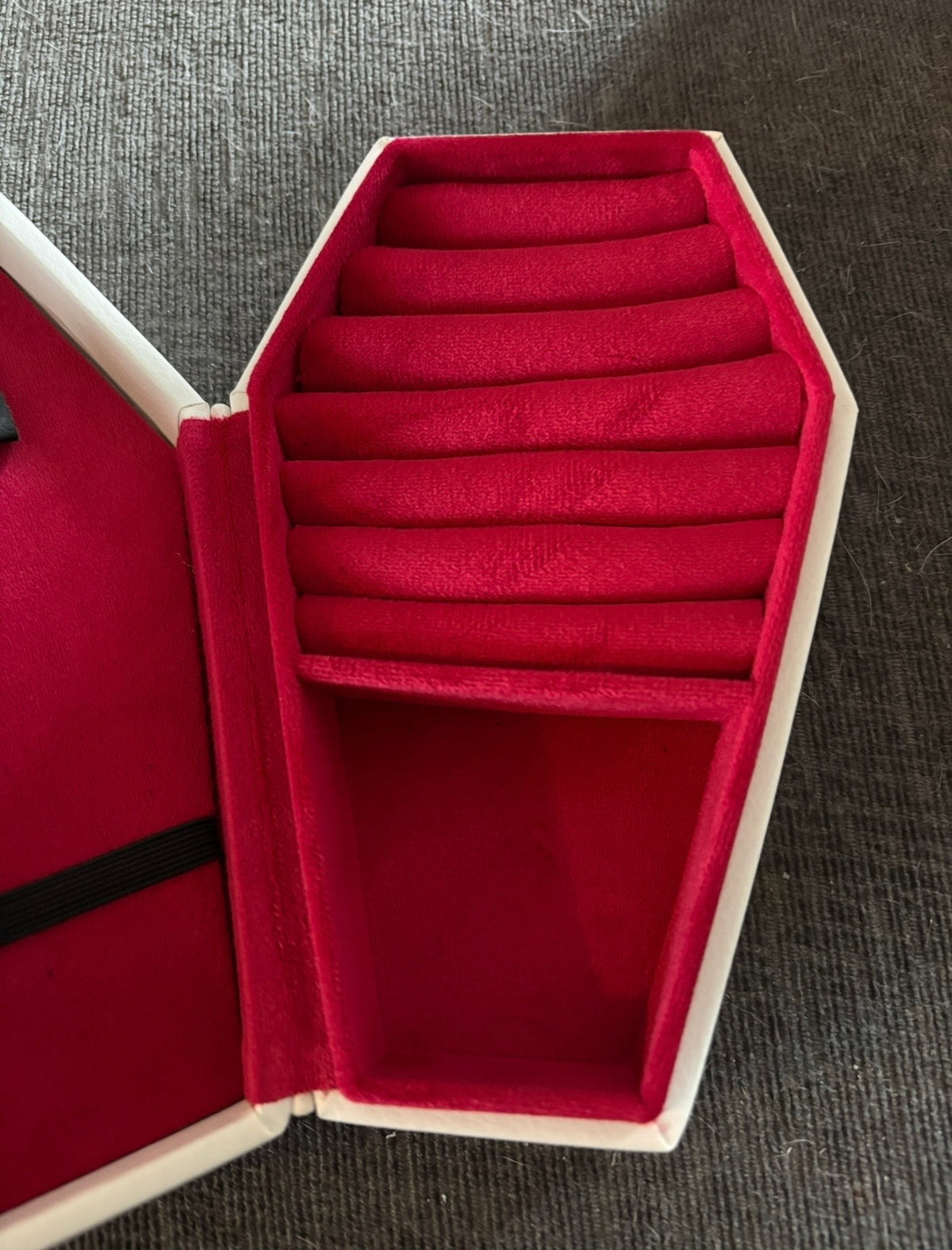 Loved by Death Coffin Jewellery Box