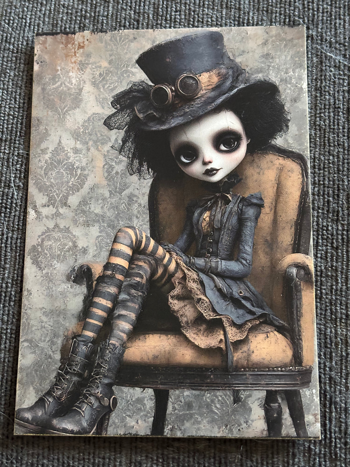 Gothic Doll Mini Art Print Set (4 Pack)